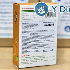 IMOCHILD D3 K2, 20ml, Dung dịch nhỏ giọt D3 K2 cho trẻ sơ sinh, trẻ em của Tây Ban Nha