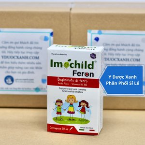 IMOCHILD FERON, 30ml, Siro bổ sung sắt, hỗ trợ thiếu máu cho trẻ em trên 7 tháng tuổi của Ý