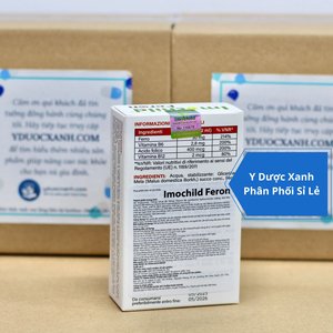 IMOCHILD FERON, 30ml, Siro bổ sung sắt, hỗ trợ thiếu máu cho trẻ em trên 7 tháng tuổi của Ý