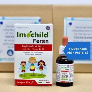 IMOCHILD FERON, 30ml, Siro bổ sung sắt, hỗ trợ thiếu máu cho trẻ em trên 7 tháng tuổi của Ý