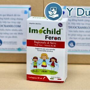IMOCHILD FERON, 30ml, Siro bổ sung sắt, hỗ trợ thiếu máu cho trẻ em trên 7 tháng tuổi của Ý
