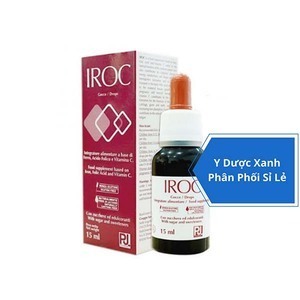 IROC, 15ml, Sắt nhỏ giọt bổ máu cho trẻ em, trẻ sơ sinh của Ý