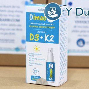 DIMAO PRO D3K2, Thuốc xịt bổ sung vitamin D3 K2 cho trẻ sơ sinh và trẻ nhỏ của Slovenia