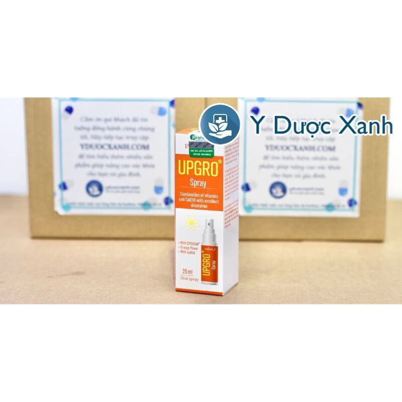 UPGRO SPRAY, 25ml, Xịt bổ sung vitamin tổng hợp, hỗ trợ tăng sức đề kháng cho cơ thể