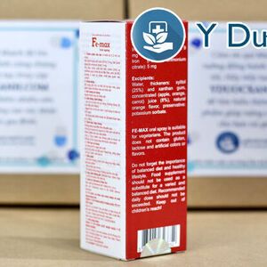 FE-MAX IRON SPRAY, Sắt dạng xịt cho bé trên 12 tháng tuổi của Slovenia