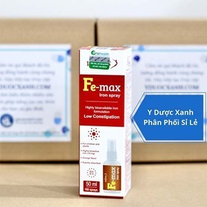 FE-MAX IRON SPRAY, Sắt dạng xịt cho bé trên 12 tháng tuổi của Slovenia