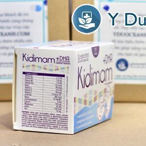 KIDIMAM DHA, 60 viên, Viên uống bổ sung vitamin & DHA cho phụ nữ mang thai