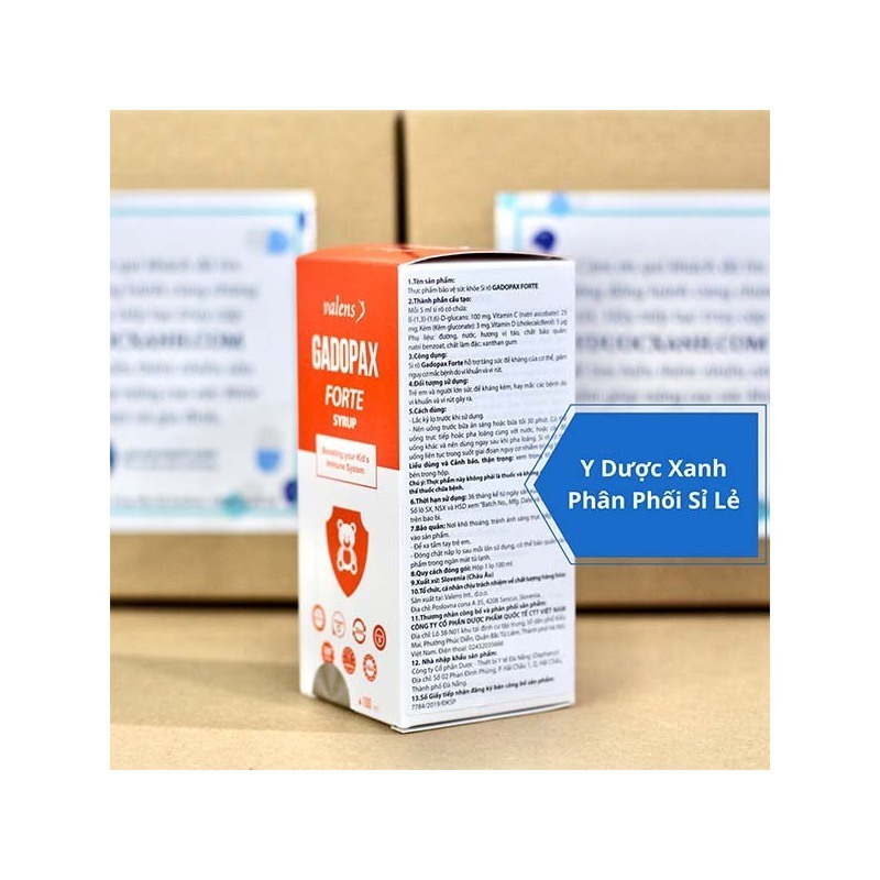 GADOPAX FORTE, 100ml, Siro tăng sức đề kháng cho bé, trẻ sơ sinh của Slovenia