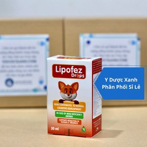 LIPOFEZ DROPS, 30 ml, Nhỏ giọt bổ sung sắt, Bổ máu cho bé, trẻ sơ sinh của Ý