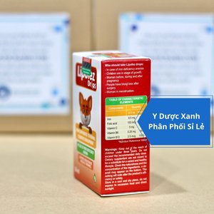 LIPOFEZ DROPS, 30 ml, Nhỏ giọt bổ sung sắt, Bổ máu cho bé, trẻ sơ sinh của Ý