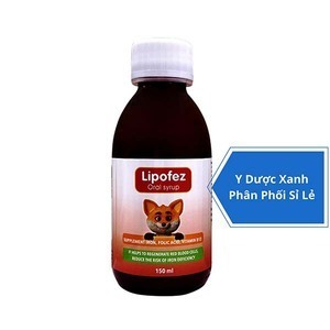 LIPOFEZ ORAL SYRUP, 150 ml, Siro bổ máu cho trẻ sơ sinh, trẻ nhỏ từ 1 tháng tuổi của Ý