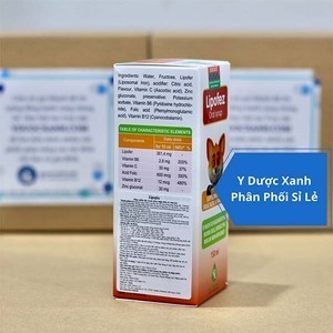 LIPOFEZ ORAL SYRUP, 150 ml, Siro bổ máu cho trẻ sơ sinh, trẻ nhỏ từ 1 tháng tuổi của Ý