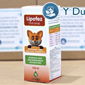 LIPOFEZ ORAL SYRUP, 150 ml, Siro bổ máu cho trẻ sơ sinh, trẻ nhỏ từ 1 tháng tuổi của Ý