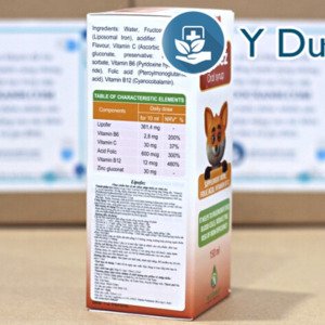 LIPOFEZ ORAL SYRUP, 150 ml, Siro bổ máu cho trẻ sơ sinh, trẻ nhỏ từ 1 tháng tuổi của Ý