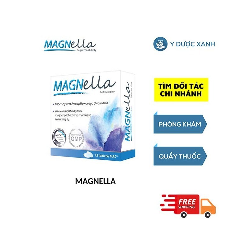 MAGNELLA, 28 viên, Viên uống cải thiện thần kinh cho người lớn của Ba Lan