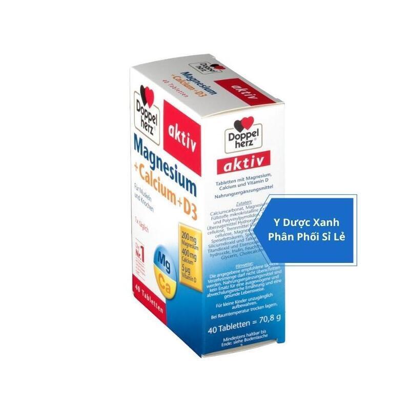 MAGNESIUM+CALCIUM+D3, 30 viên, Viên uống bổ sung Calcium D3 cho người lớn của Đức