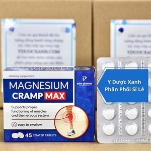 MAGNESIUM CRAMP MAX, 45 viên, Viên uống phòng chống co cơ, chuột rút cho người lớn của Ba Lan