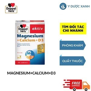 MAGNESIUM+CALCIUM+D3, 30 viên, Viên uống bổ sung Calcium D3 cho người lớn của Đức