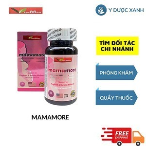 MAMAMORE, 30 viên, Viên uống vitamin tổng hợp, hỗ trợ phát triển thai nhi cho bà bầu của Mỹ