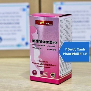 MAMAMORE, 30 viên, Viên uống vitamin tổng hợp, hỗ trợ phát triển thai nhi cho bà bầu của Mỹ