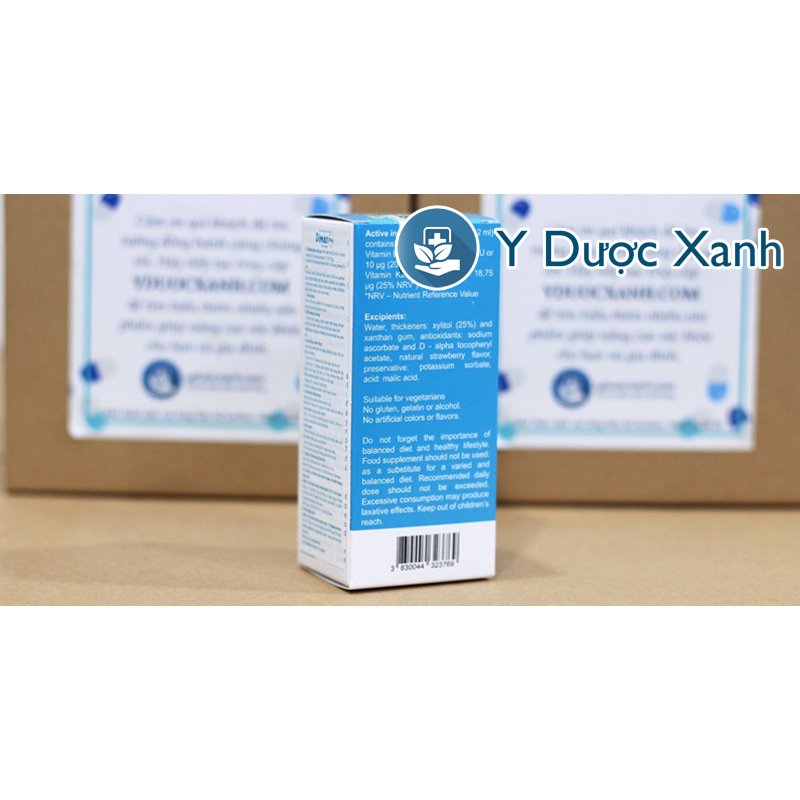 DIMAO PRO D3K2, Thuốc xịt bổ sung vitamin D3 K2 cho trẻ sơ sinh và trẻ nhỏ của Slovenia