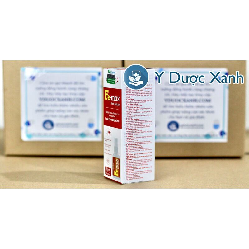 FE-MAX IRON SPRAY, Sắt dạng xịt cho bé trên 12 tháng tuổi của Slovenia