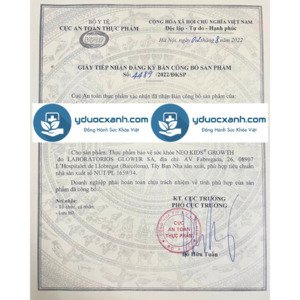 NEO KIDS GROWTH, 150ml, Siro bổ sung vitamin và khoáng chất tổng hợp cho bé từ 6 tháng của Tây Ban Nha