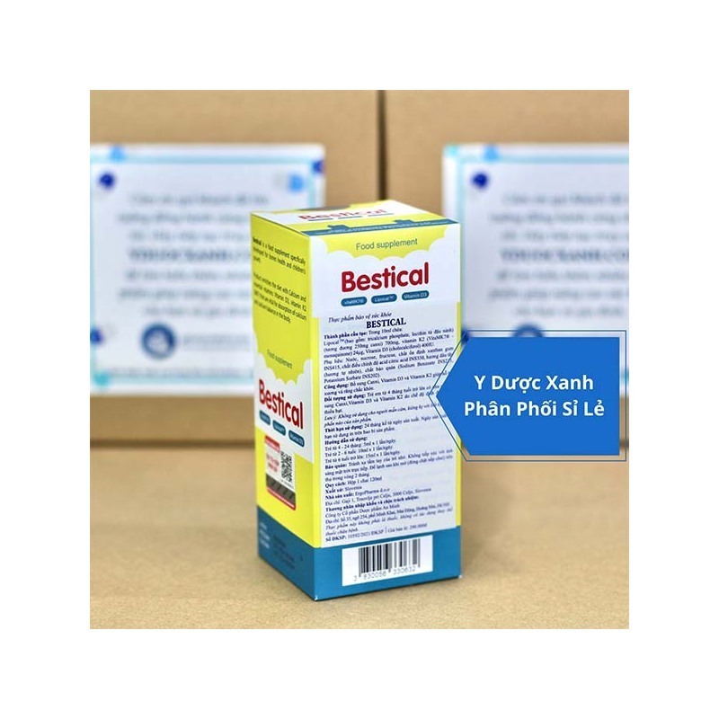 BESTICAL, 120ml, Siro hỗ trợ phát triển chiều cao cho trẻ nhỏ trên 4 tháng tuổi của Slovenia