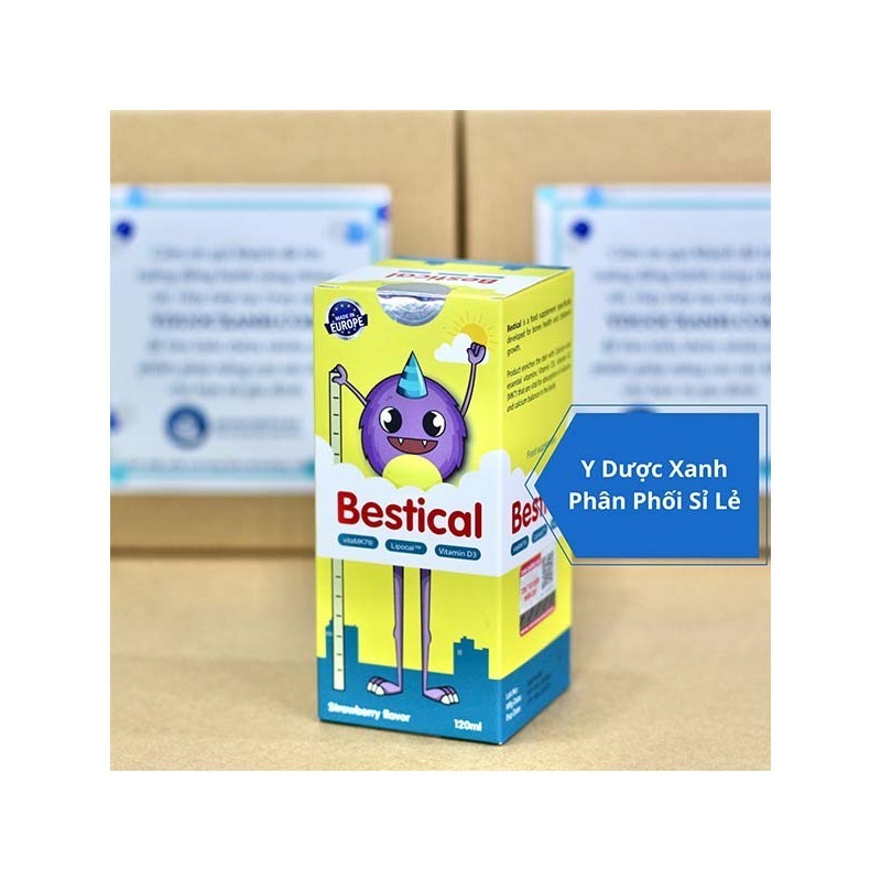 BESTICAL, 120ml, Siro hỗ trợ phát triển chiều cao cho trẻ nhỏ trên 4 tháng tuổi của Slovenia