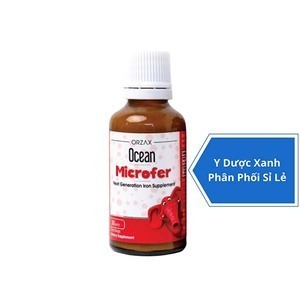 OCEAN MICROFER, 30ml, Nhỏ giọt bổ sung sắt cho trẻ sơ sinh từ 1 tháng tuổi của Châu Âu