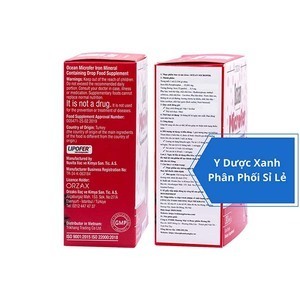 OCEAN MICROFER, 30ml, Nhỏ giọt bổ sung sắt cho trẻ sơ sinh từ 1 tháng tuổi của Châu Âu