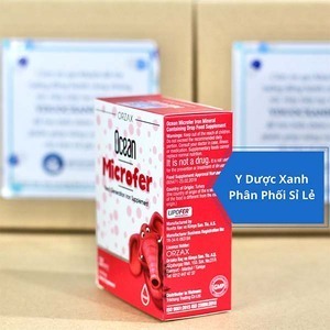 OCEAN MICROFER, 30ml, Nhỏ giọt bổ sung sắt cho trẻ sơ sinh từ 1 tháng tuổi của Châu Âu