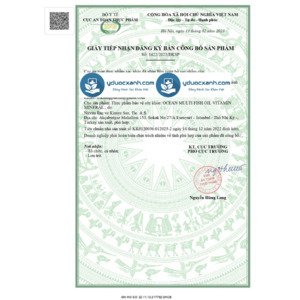 OCEAN FISH OIL, 150ml, Siro dầu cá hỗ trợ tăng khả năng chống oxy hóa, tốt cho não bộ và mắt cho trẻ sơ sinh của Thổ Nhĩ Kì