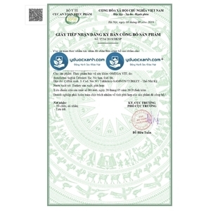 OMEGA VIT ĐỎ, 100ml, Siro dầu cá bổ sung Omega 3 cho bé, trẻ em sơ sinh của Thổ Nhĩ Kỳ