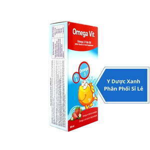OMEGA VIT ĐỎ, 100ml, Siro dầu cá bổ sung Omega 3 cho bé, trẻ em sơ sinh của Thổ Nhĩ Kỳ