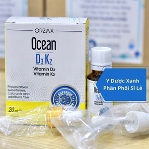 OCEAN D3 K2, 20ml, Hỗ trợ phát triển xương, chiều cao cho bé, trẻ sơ sinh của Thổ Nhĩ Kỳ