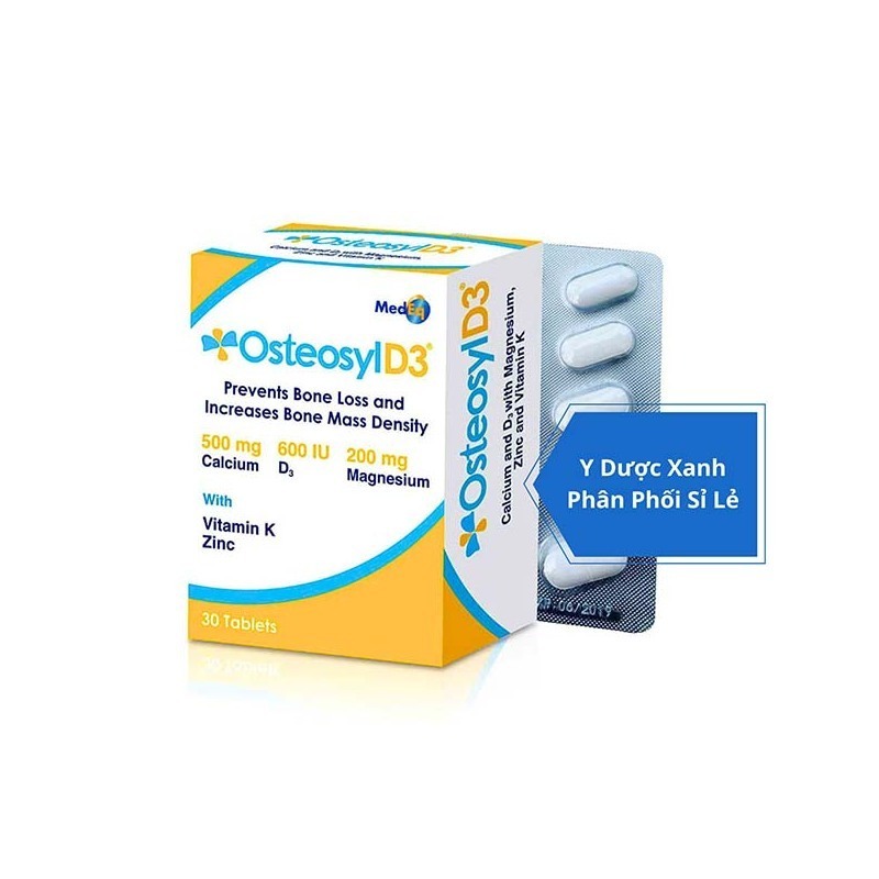 OSTEOSYL D3, 30 viên, Viên uống bổ sung vitamin D3 cho trẻ em trên 6 tuổi và người lớn của Anh