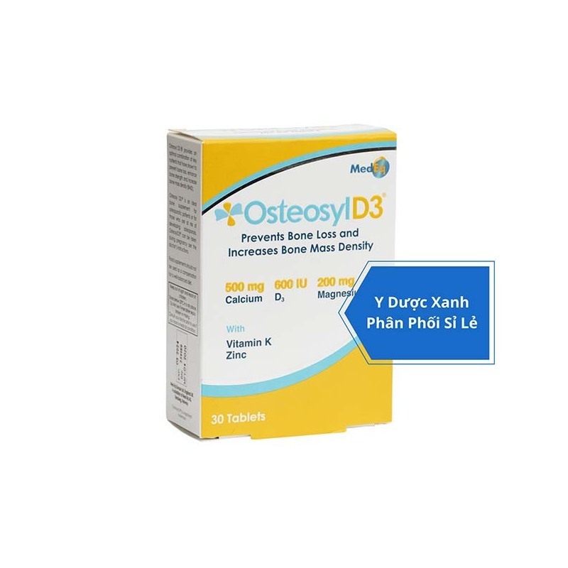OSTEOSYL D3, 30 viên, Viên uống bổ sung vitamin D3 cho trẻ em trên 6 tuổi và người lớn của Anh