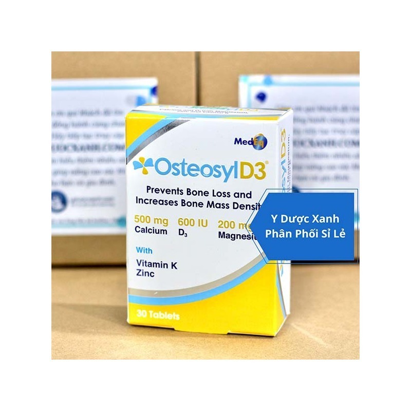 OSTEOSYL D3, 30 viên, Viên uống bổ sung vitamin D3 cho trẻ em trên 6 tuổi và người lớn của Anh