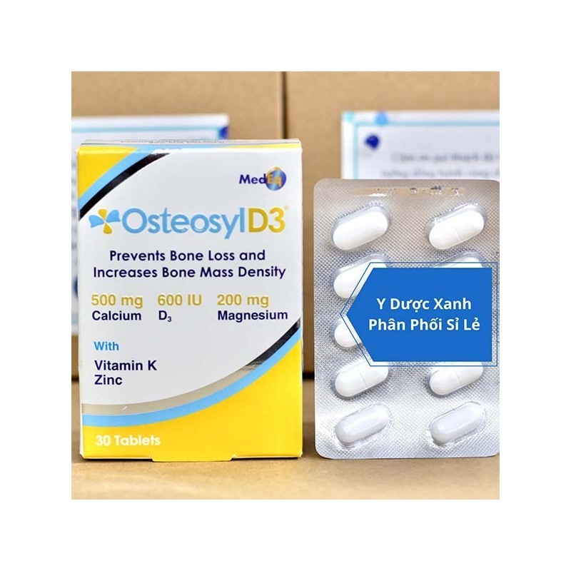 OSTEOSYL D3, 30 viên, Viên uống bổ sung vitamin D3 cho trẻ em trên 6 tuổi và người lớn của Anh