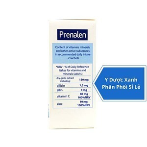 Thảo Dược PRENALEN, 14 gói, Bột uống tăng đề kháng cho bà bầu, sau sinh của Châu Âu