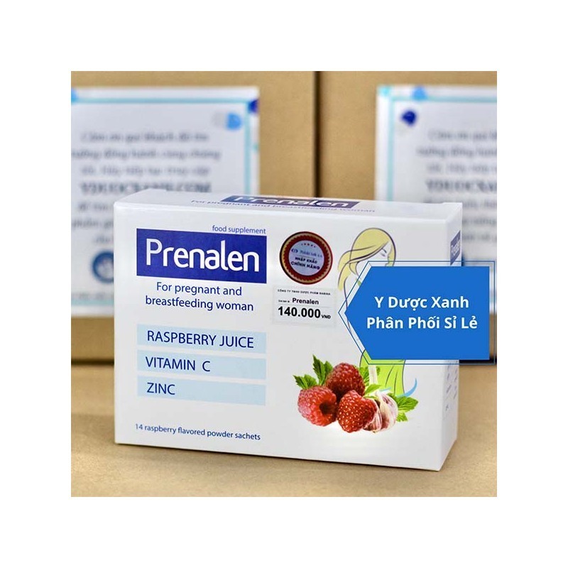 Thảo Dược PRENALEN, 14 gói, Bột uống tăng đề kháng cho bà bầu, sau sinh của Châu Âu