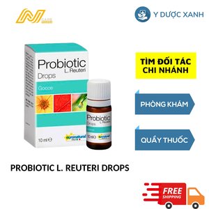 PROBIOTIC L. REUTERI DROPS, 10ml, Men vi sinh bổ sung lợi khuẩn, hỗ trợ cân bằng hệ vi sinh đường ruột của Ý