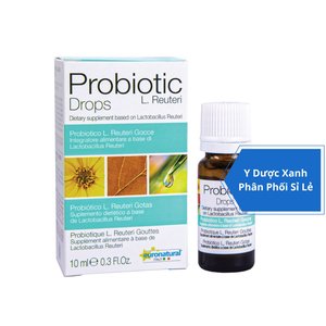 PROBIOTIC L. REUTERI DROPS, 10ml, Men vi sinh bổ sung lợi khuẩn, hỗ trợ cân bằng hệ vi sinh đường ruột của Ý