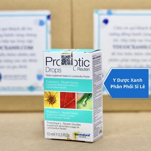 PROBIOTIC L. REUTERI DROPS, 10ml, Men vi sinh bổ sung lợi khuẩn, hỗ trợ cân bằng hệ vi sinh đường ruột của Ý