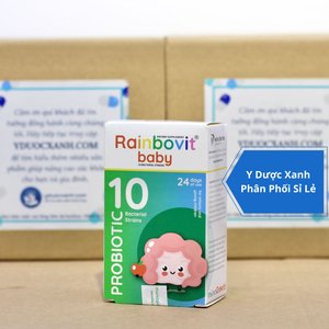 RAINBOVIT BABY PROBIOTIC, 5ml, Men 10 chủng đông khô bổ sung men vi sinh cho hệ tiêu hóa
