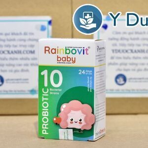 RAINBOVIT BABY PROBIOTIC, 5ml, Men 10 chủng đông khô bổ sung men vi sinh cho hệ tiêu hóa