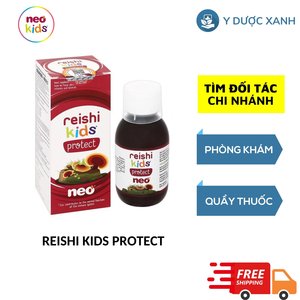 REISHI KIDS PROTECT, 150 ml, Siro hỗ trợ tăng đề kháng cho bé, trẻ em từ 6 tháng tuổi của Tây Ban Nha