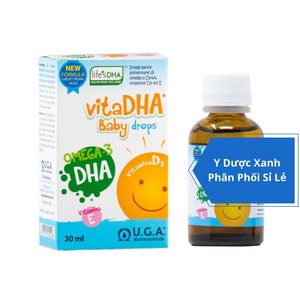 VITADHA BABY DROPS, 30ml, Nhỏ giọt bổ sung DHA cho bé, trẻ em từ sơ sinh của Ý
