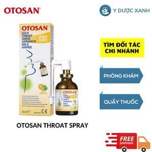OTOSAN THROAT SPRAY, 30ml, Xịt họng kháng khuẩn, giảm đau họng cho trẻ em từ 2 tuổi của Ý